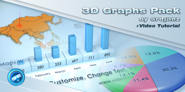 Videohive 3D Graphs Pack 237077