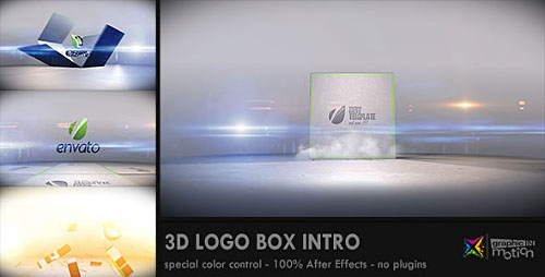 Videohive 3D Logo Box Intro
