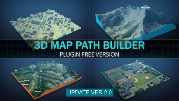 Videohive 3D Map Path Builder 20788566