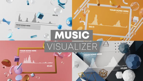 Videohive 3D Music Visualizer 27017855