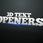 Videohive 3D Text Openers v2 12437206