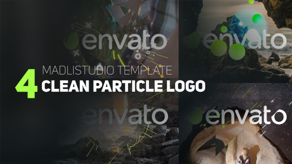 Videohive 4 Clean Particle Logo 20988453