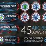 Videohive 45 Arc Reactor Lower Thirds 16086234