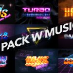 Videohive 4K 1980s 10 Logo Text Intro Pack 22018702