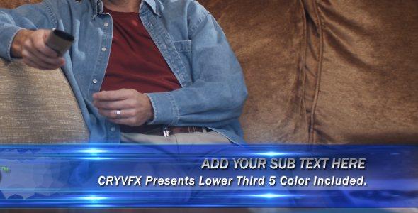 Videohive 5 Color With Glassy Lower Third