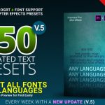 Videohive 650 Text Presets for Premiere Pro - After effects 22508370
