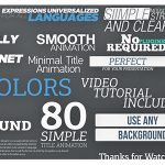 Videohive 80 Simple Title Animations 9256185