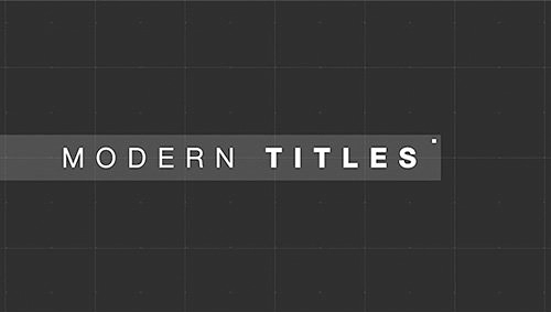 Videohive 9 Modern Glitch Titles