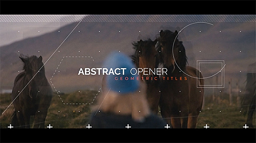 Videohive Abstract Opener - Geometric Titles 18517953