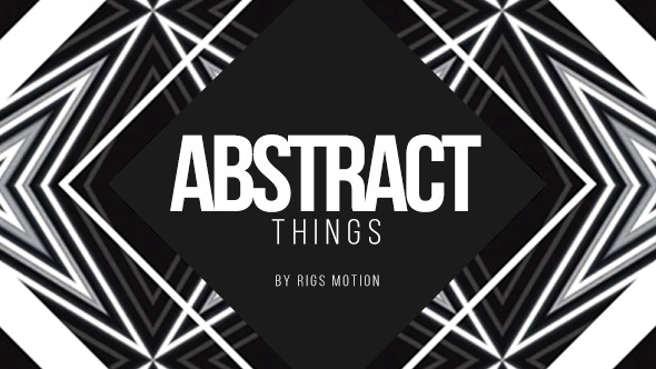 Videohive Abstract Things Fashion Opener 10943848