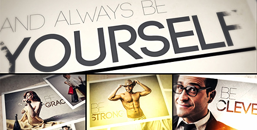 Videohive Always BE Yourself - Photo Gallery