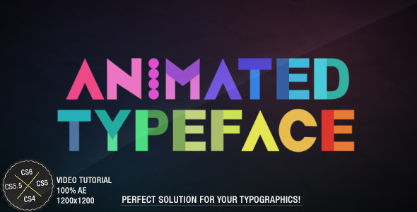 Videohive Animated Typeface