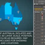 Videohive Australia Map Kit 15885123