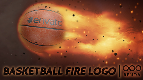 Videohive Basketball Fire Logo 19568935