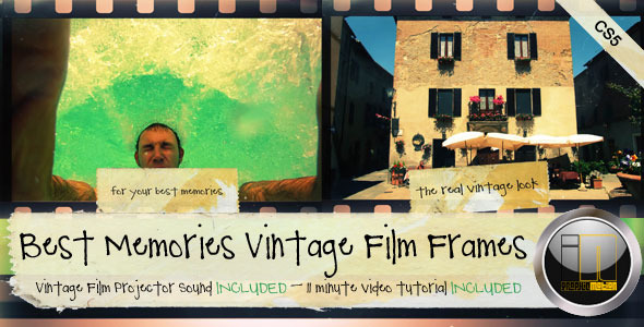 Videohive Best Memories Vintage Film Frames