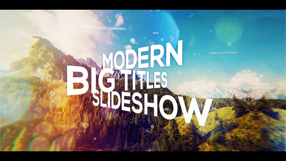 Videohive Big Titles Slideshow 19844717