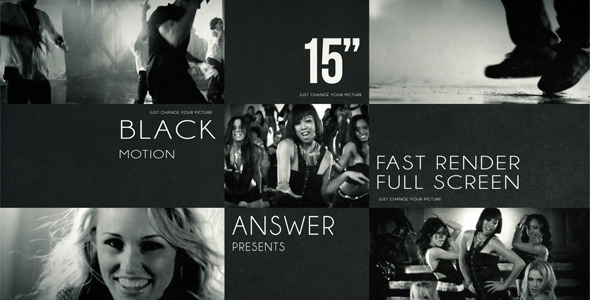 Videohive Black Solid Motion 5005936