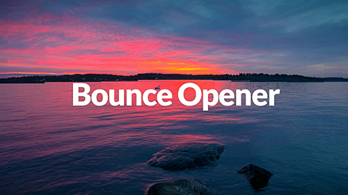 Videohive Bounce - Dynamic Opener 20022932
