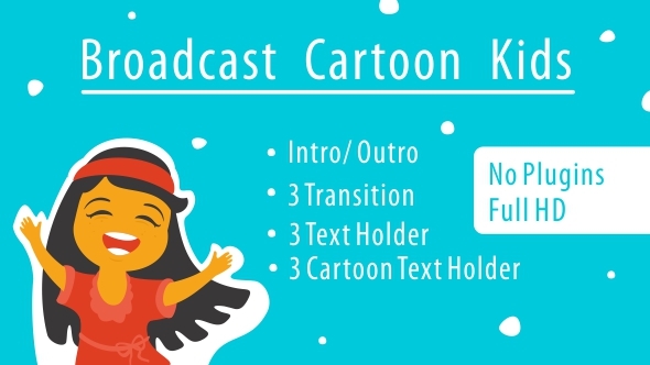 Videohive Broadcast Cartoon Kids 11729426