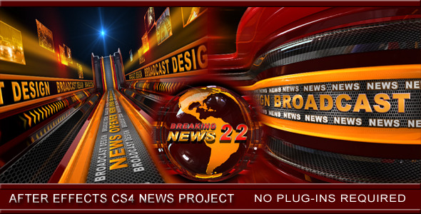 Videohive Broadcast Design News Opener 3445978
