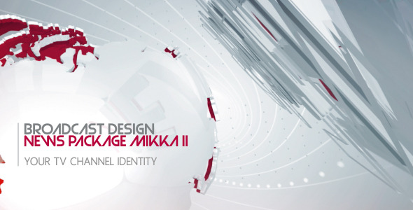 Videohive Broadcast Design News Package Mikka II