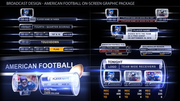 Videohive Broadcast Design - Sport on-screen Graphic Package 140314