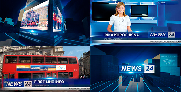 Videohive Broadcast News Package 5952127