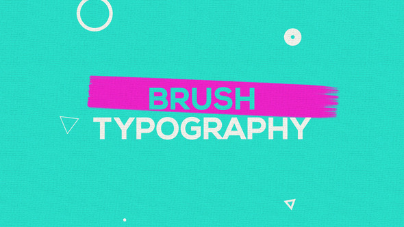 Videohive Brush Typography Promo 22314276