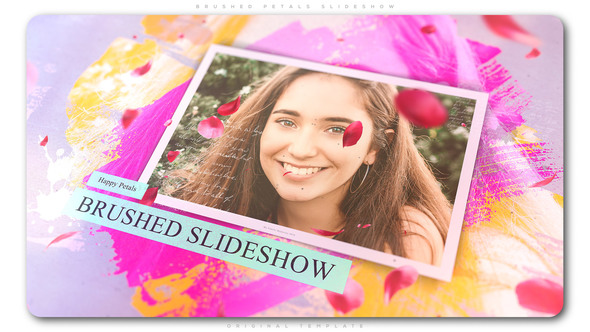 Videohive Brushed Petals Slideshow 22549430
