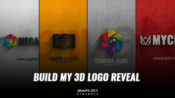 Videohive Build My 3D Logo Reveal 11921274
