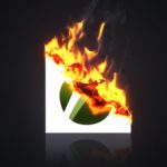 Videohive Burning Paper Logo