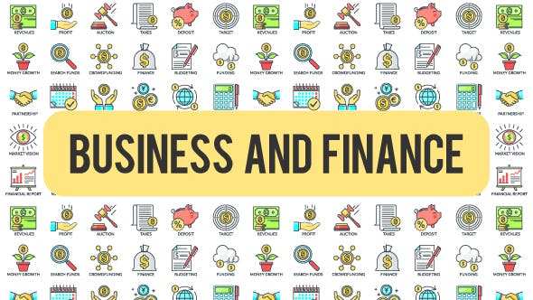Videohive Business And Finance - 30 Animated Icons 21298356