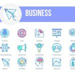 Videohive Business - Filled Outline Animated Icons 26929919
