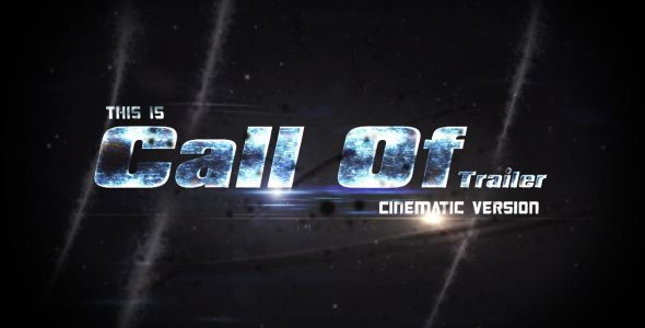 Videohive Call Of Trailer-##