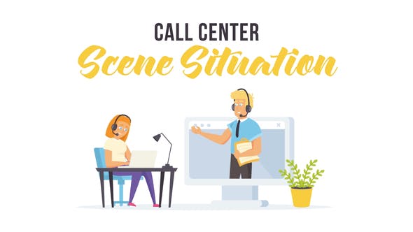 Videohive Call center - Scene Situation 27597249