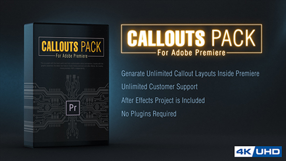 Videohive Callout Line Pack For Premiere 21108932