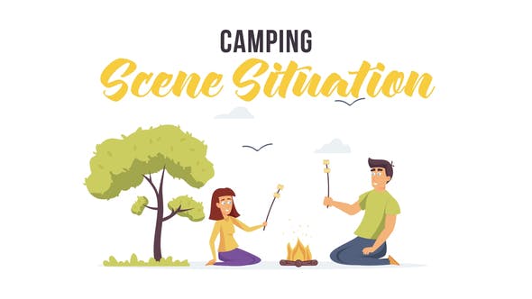 Videohive Camping - Scene Situation 28479838
