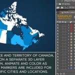 Videohive Canada Map Kit 15856796
