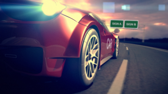 Videohive Car Racing Reveal 20157855