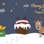 Videohive Cartoon Christmas Postcard 04 13876352