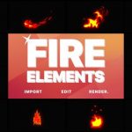 Videohive Cartoon Fire Elements 21798952
