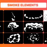 Videohive Cartoon Smoke Elements Pack 21997921