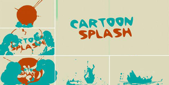 Videohive Cartoon Splash Logo 2750714