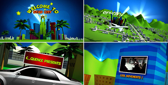 Videohive Cartoon Star City