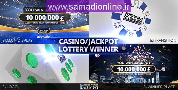 Videohive Casino Jackpot Lottery Winner 7646169