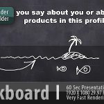 Videohive Chalkboard Profile 922542