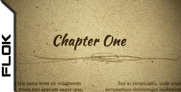 Videohive Chapter One