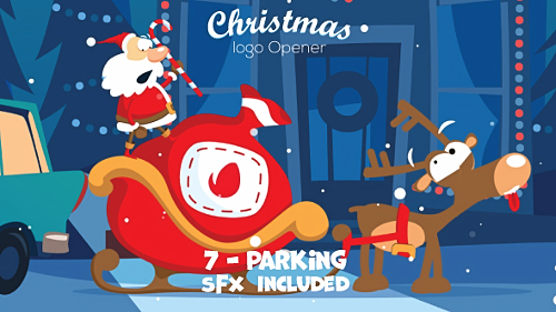 Videohive Christmas Logo Opener 7 - parking 19052178