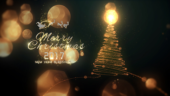 Videohive Christmas Particle Logo 19158068