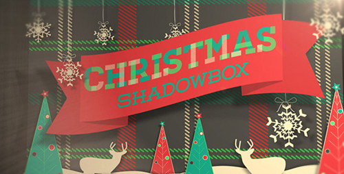 Videohive Christmas Shadowbox Display
